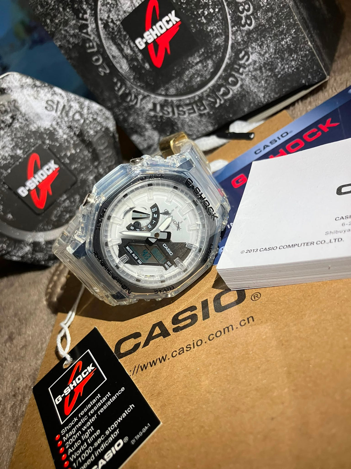 GA-2100 Transparent blanc