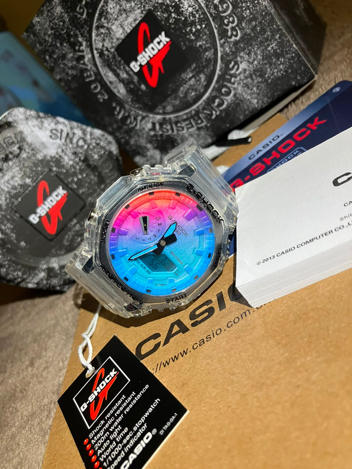 GA-2100 Transparent sunset