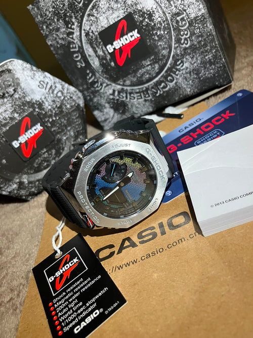 GA-2100 Argent édition graphique