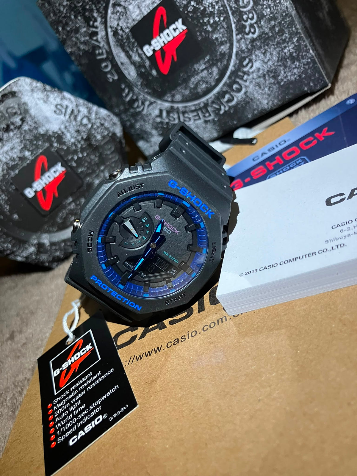 GA-2100 Noir & bleu
